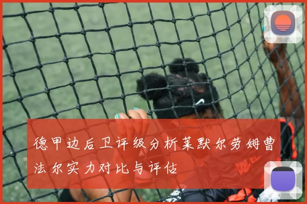 德甲边后卫评级分析莱默尔劳姆曹法尔实力对比与评估